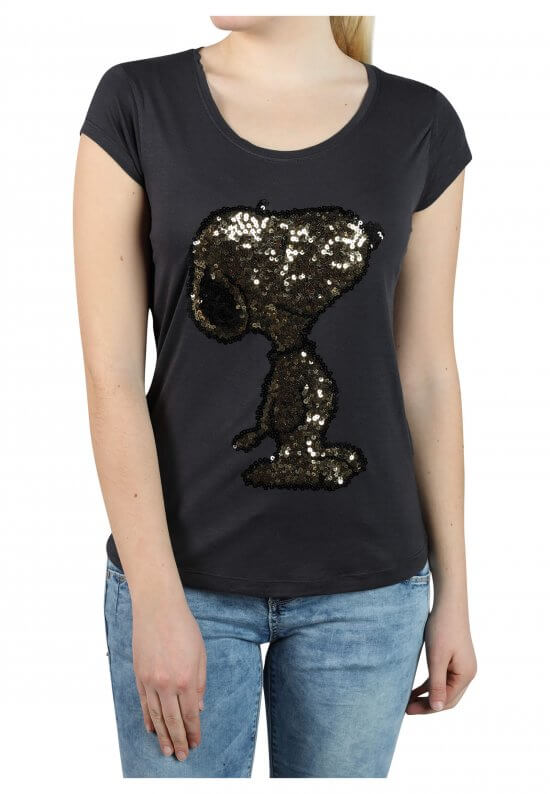 Pailletten T-Shirt SNOOPY | SUBLEVEL Fashion - Offizielle Website