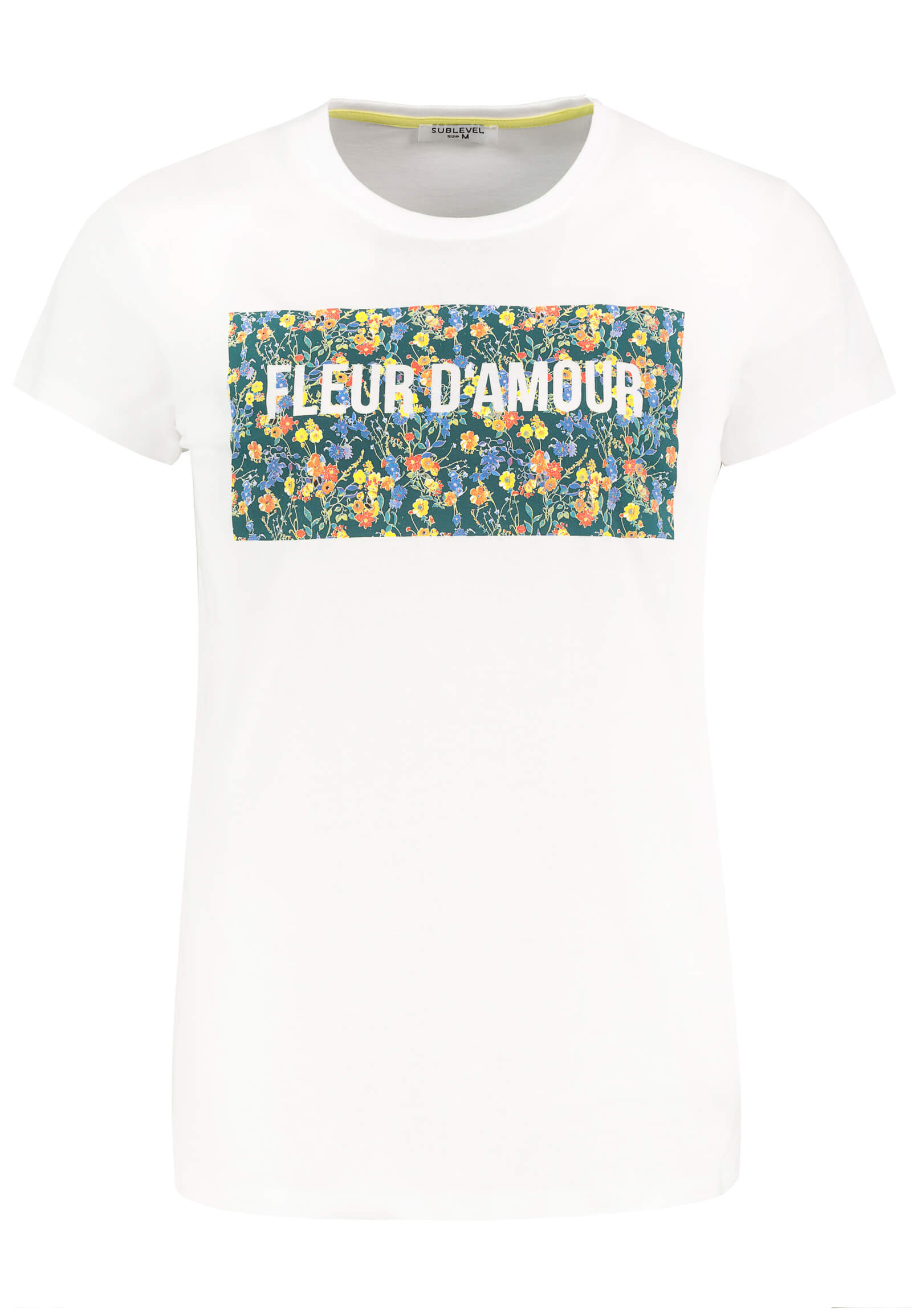 Print T-Shirt mit Blumen