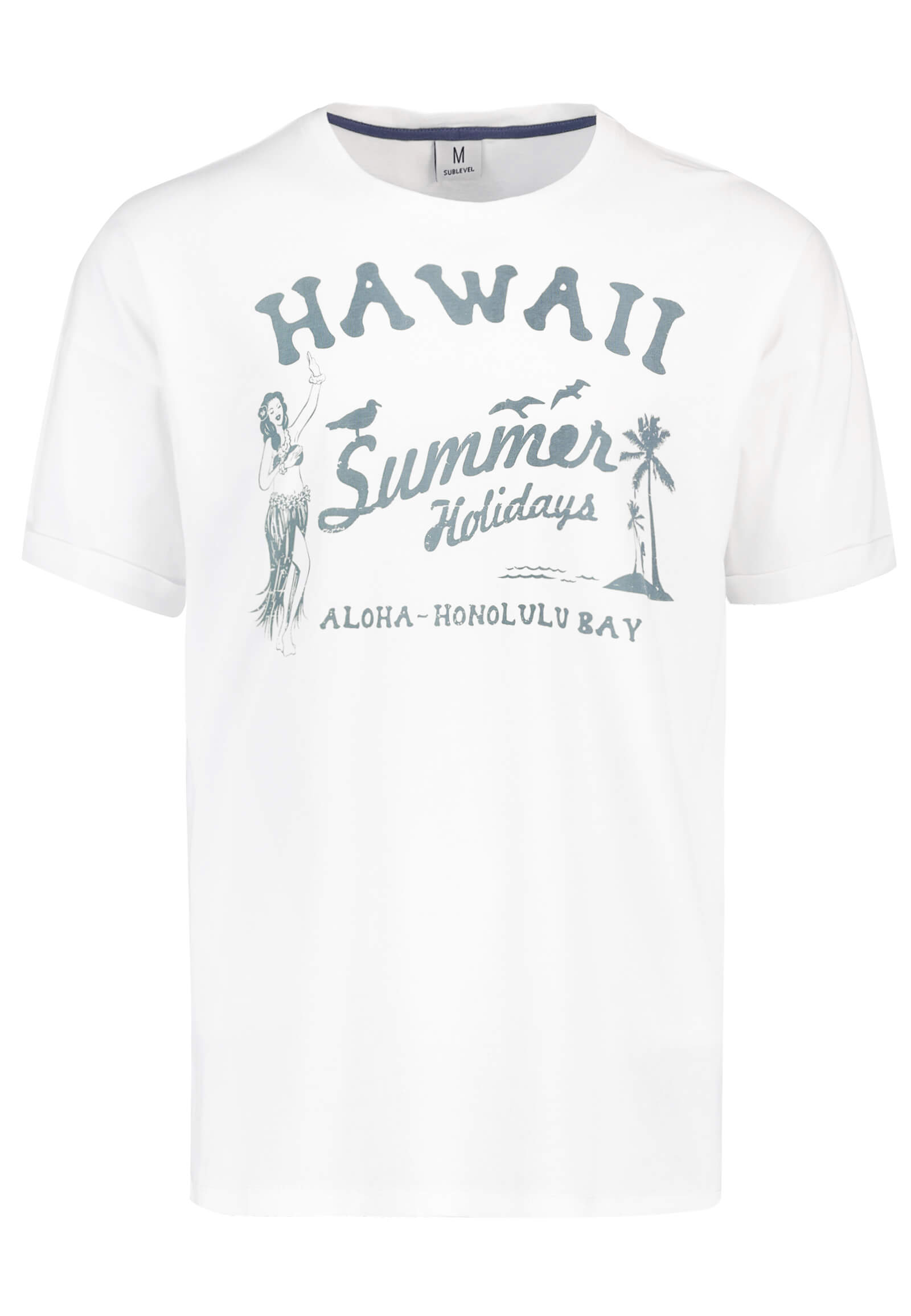 T-Shirt mit Hawaii-Print