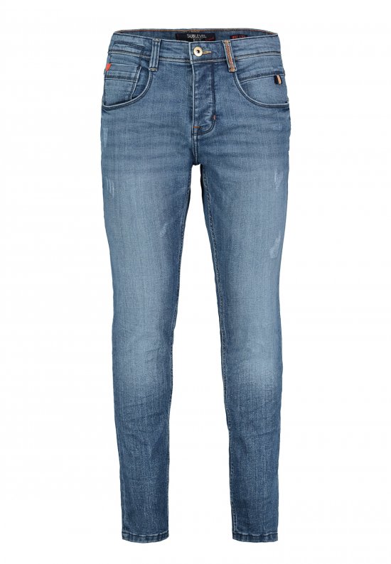 Slim Jeans 5-pocket Used Look